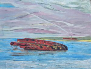 Stern Art Chrurchill Barriers, sunken ship 2